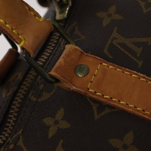 LOUIS VUITTON Monogram Keepall 50 Boston Bag M41426 LV Auth 111798 - Picture 10 of 16